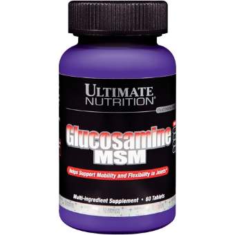 Ultimate Nutrition Glucosamine & MSM 60 таб / 60 tab