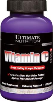Ultimate Nutrition Vitamin C (жев. таблетки) 120 таб