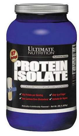 Ultimate Nutrition Protein Isolate 1362 гр / 3lb / 1.36кг