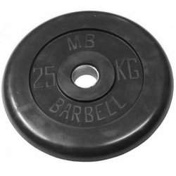 Диск обрезиненный Barbell 25 кг